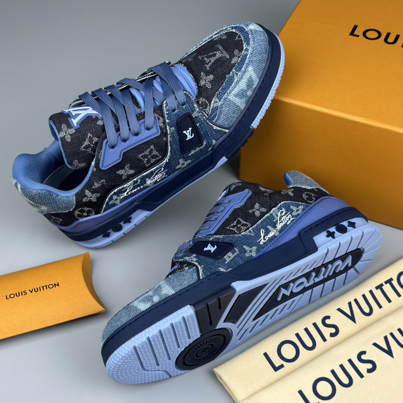 Louis Vuitton lv Trainer Sneaker (Upon UK Size) - DesignerGu