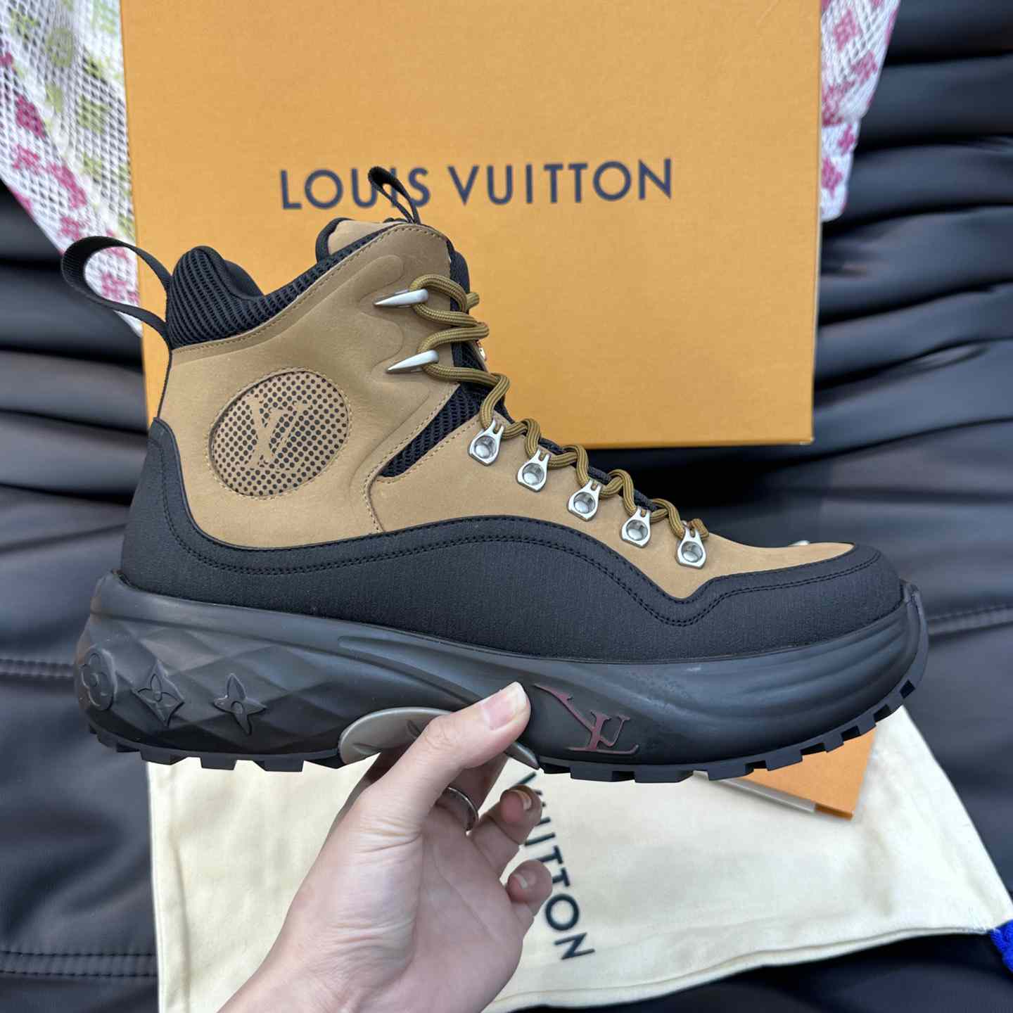 Balenciaga LV Discovery Ankle Boot - DesignerGu