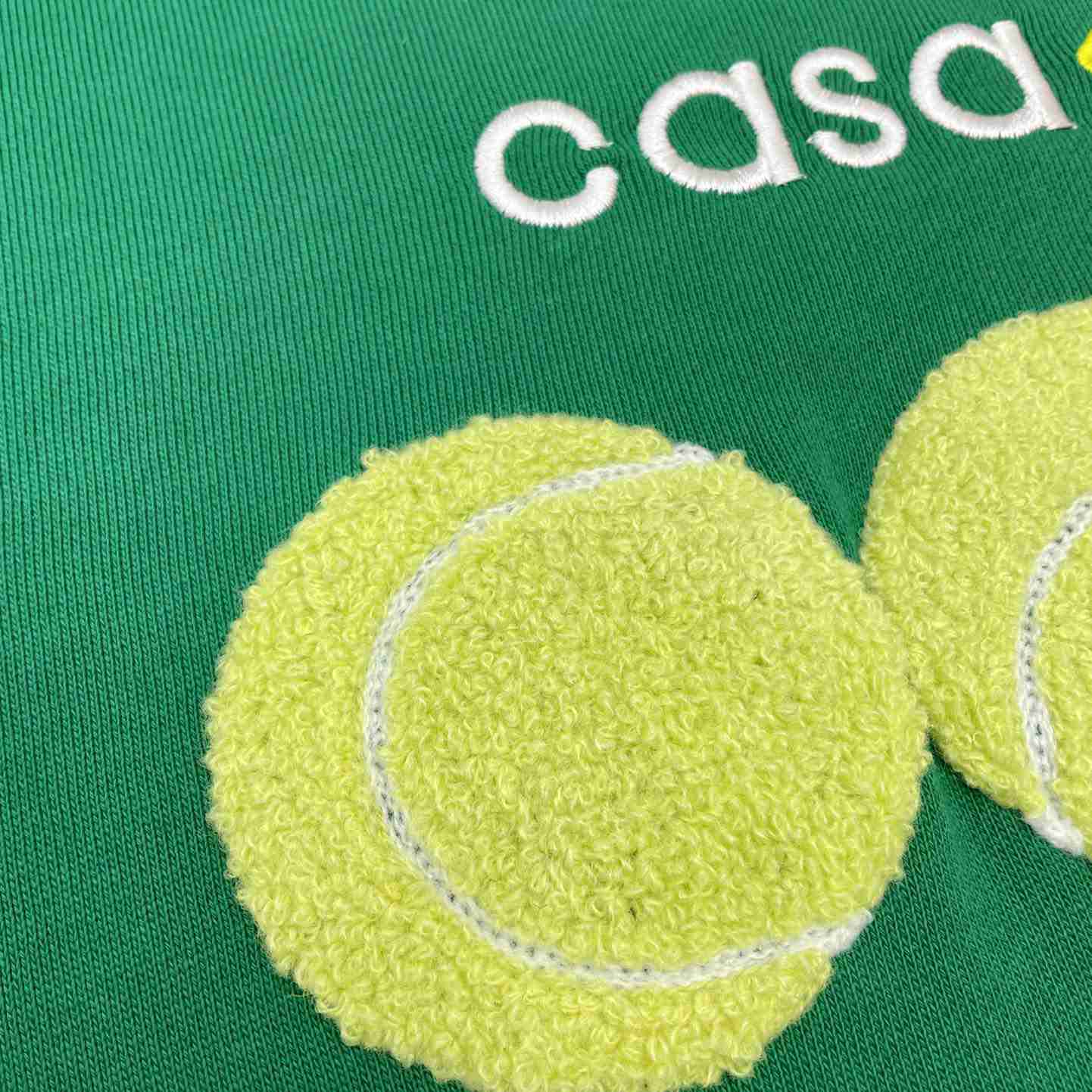 Casablanca Casa Sport Tennis Balls Cotton Sweatshirt - DesignerGu