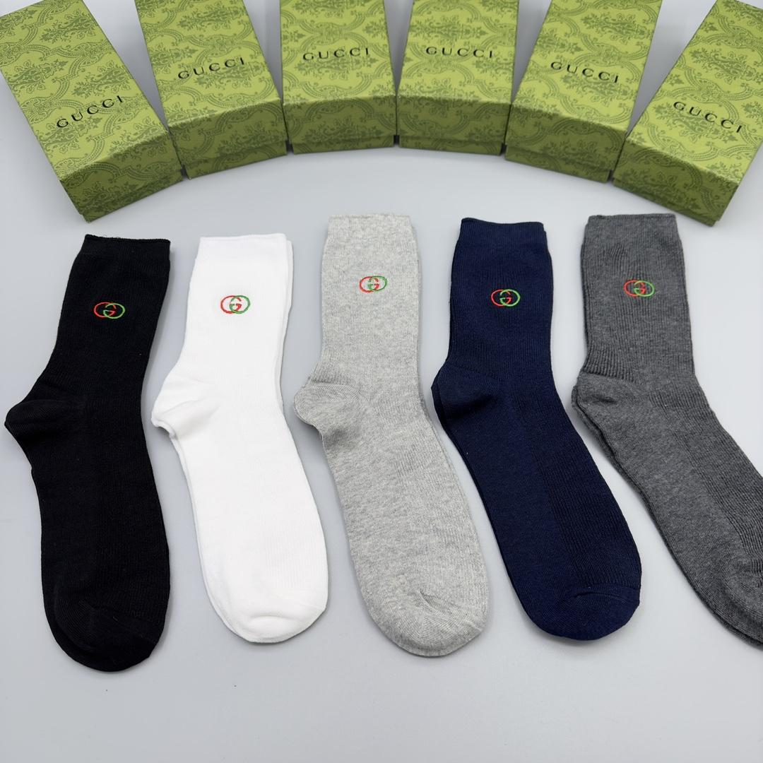 Gucci GG Socks/Box - DesignerGu