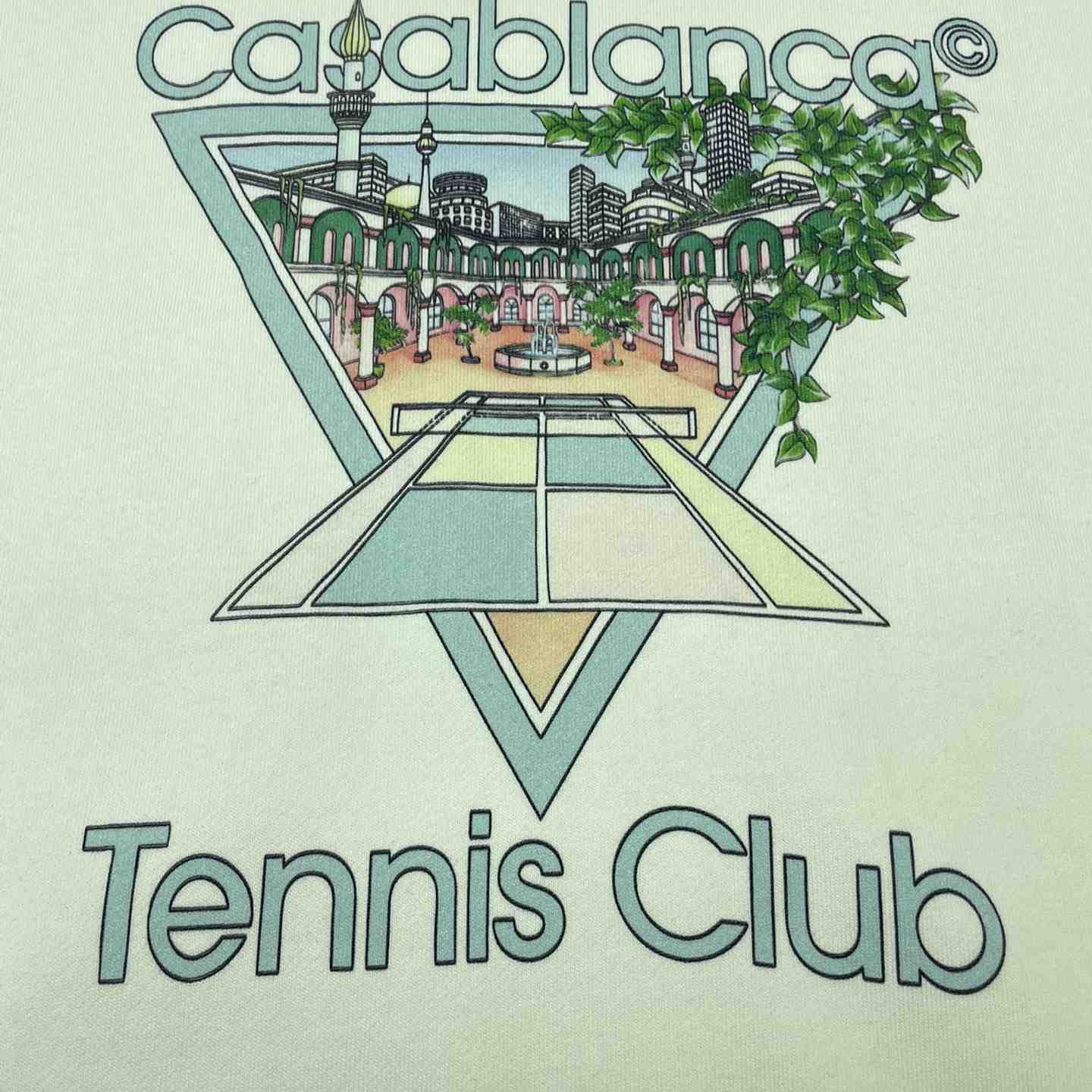 Casablanca Tennis Club Icon Sweatshirt - DesignerGu