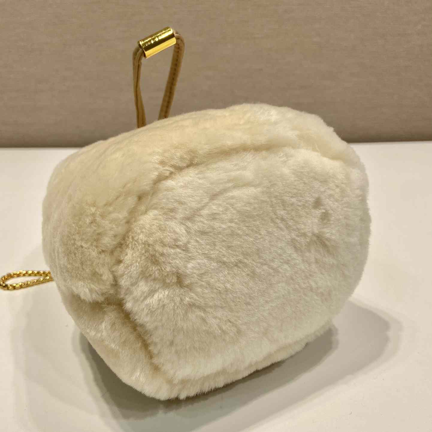 Prada Shearling Mini-pouch - DesignerGu