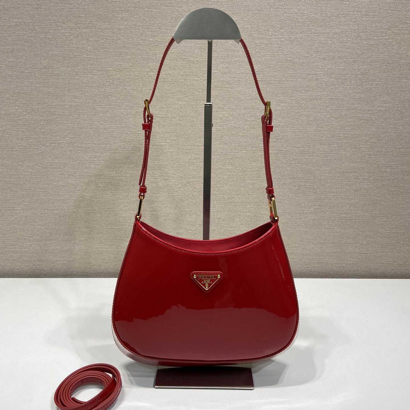 Prada Cleo Patent Leather Bag - DesignerGu