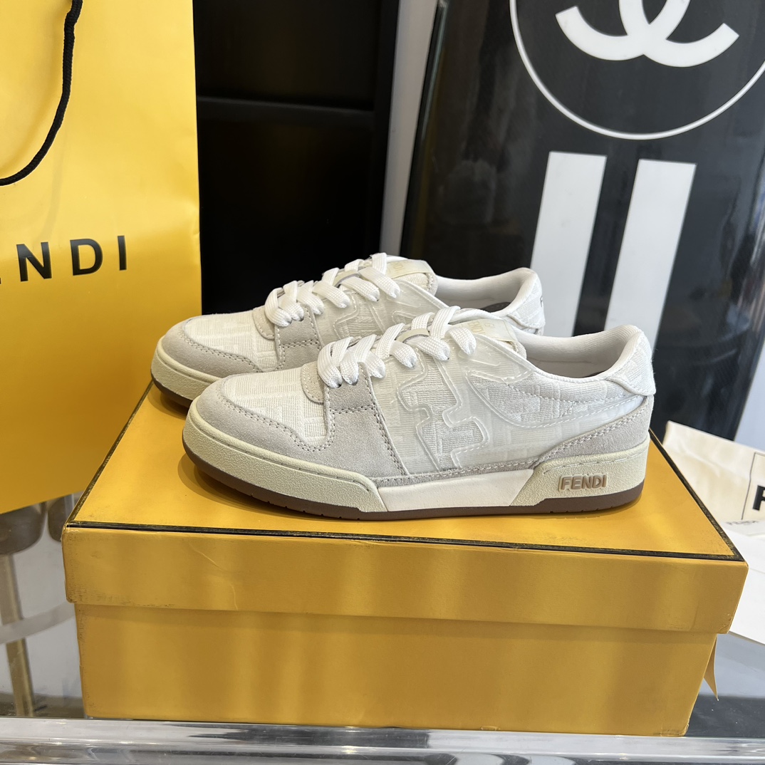 Fendi Fendi Match Lace-up Sneakers - DesignerGu