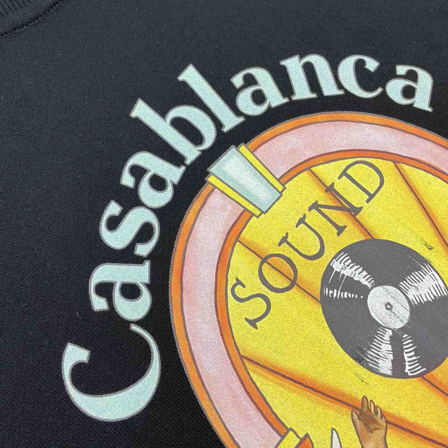 Casablanca Studio De Musique Organic-cotton Sweatshirt - DesignerGu