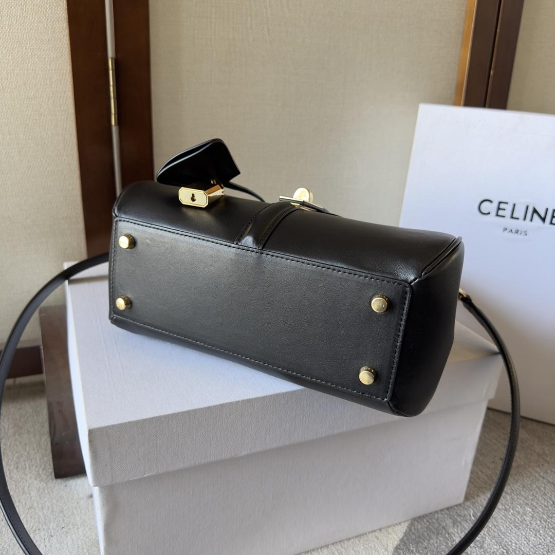 Celine Small 16 Bag In Satinated Calfskin - DesignerGu