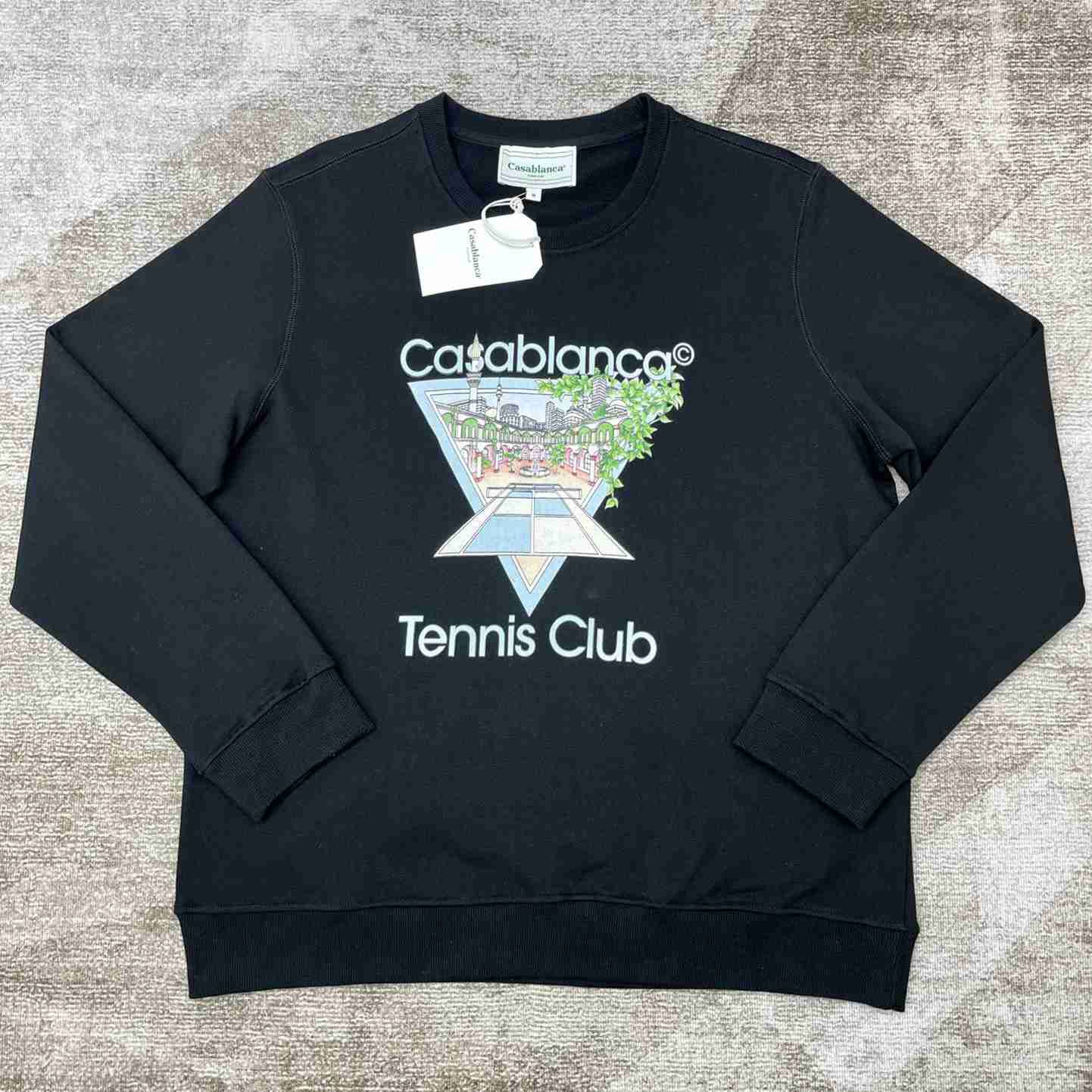 Casablanca Tennis Club Icon Sweatshirt - DesignerGu