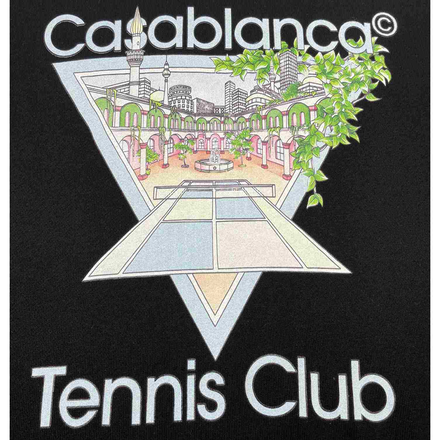 Casablanca Tennis Club Icon Sweatshirt - DesignerGu