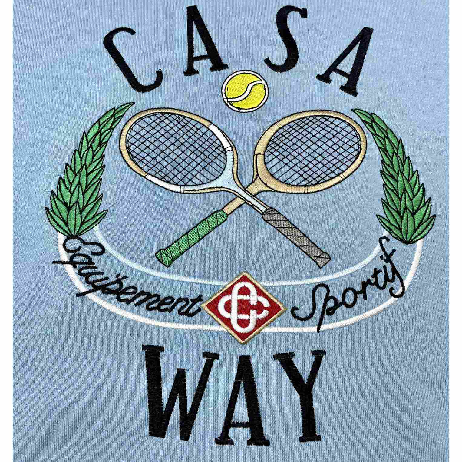 Casablanca Casa Way Embroidered Sweatshirt - DesignerGu