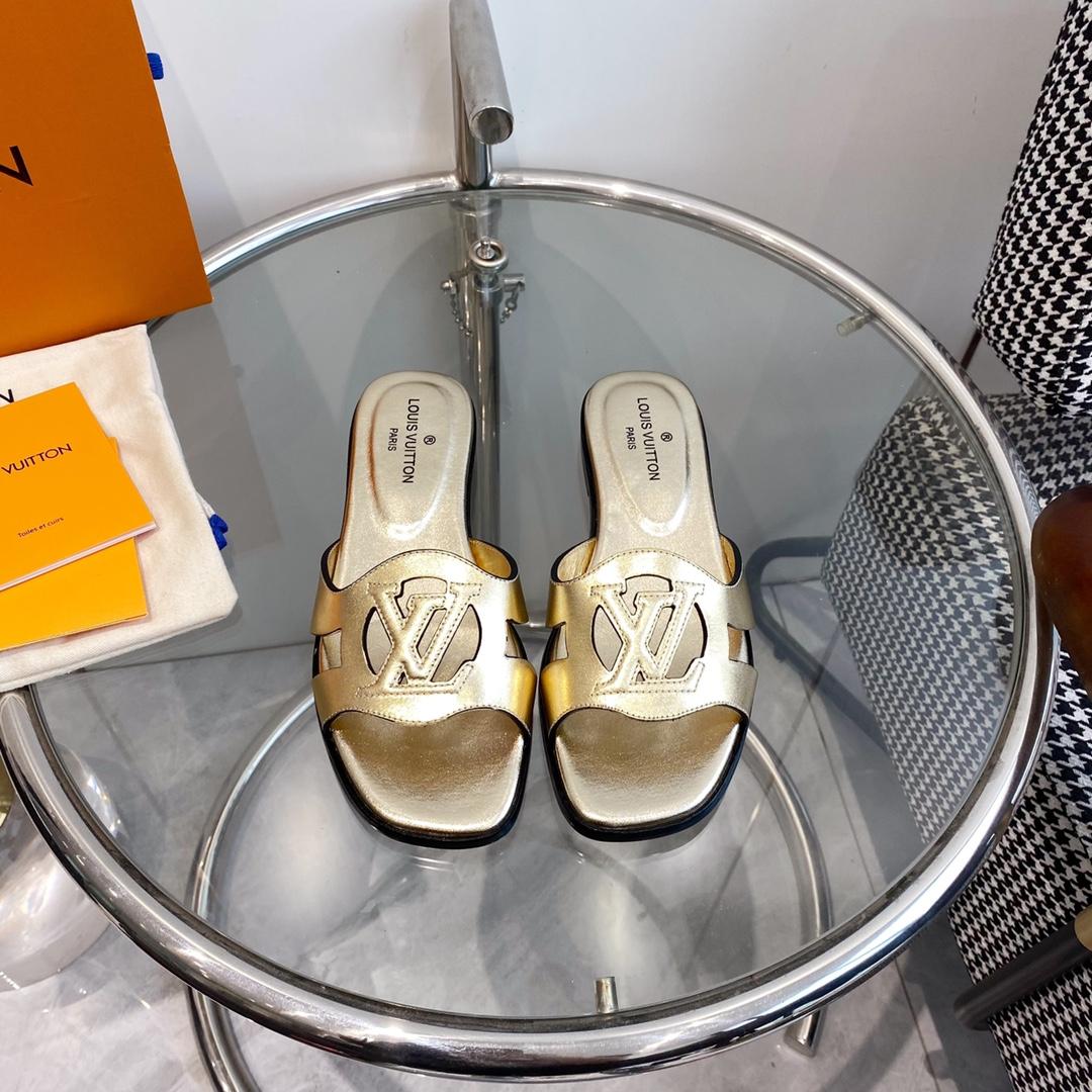 Louis Vuitton LV Isola Flat Mule    - DesignerGu