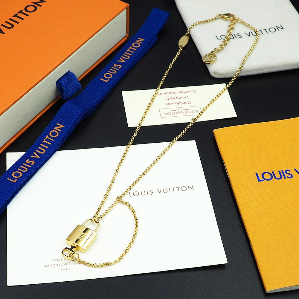 Louis Vuitto LV Locky Necklace   - DesignerGu