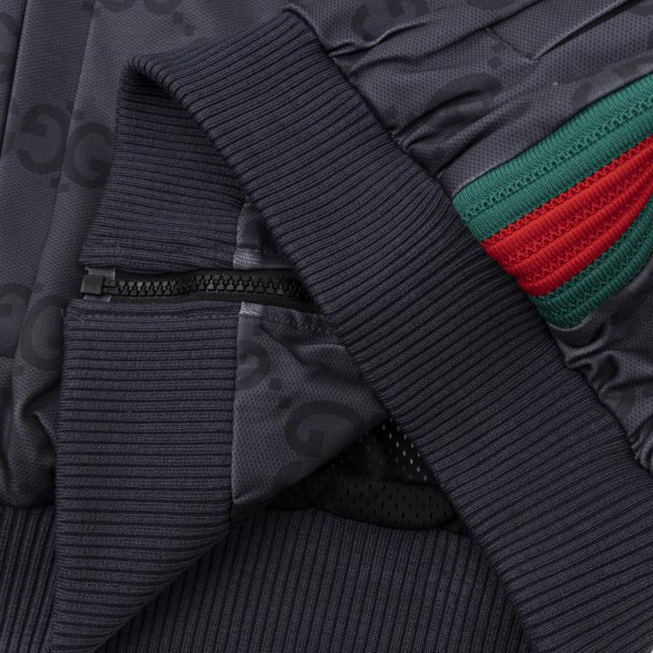 Gucci Jumbo GG Zip Jacket With Web - DesignerGu