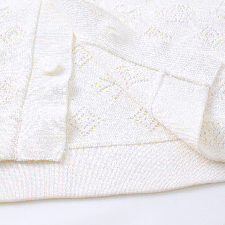 Louis Vuitton Monogram Pointelle Cotton Short-Sleeved Shirt - DesignerGu