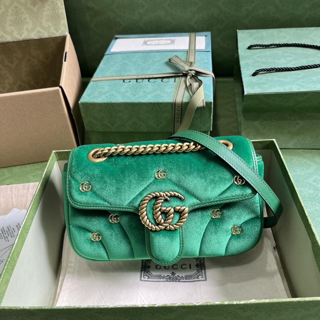 Gucci GG Marmont Mini Shoulder Bag - DesignerGu