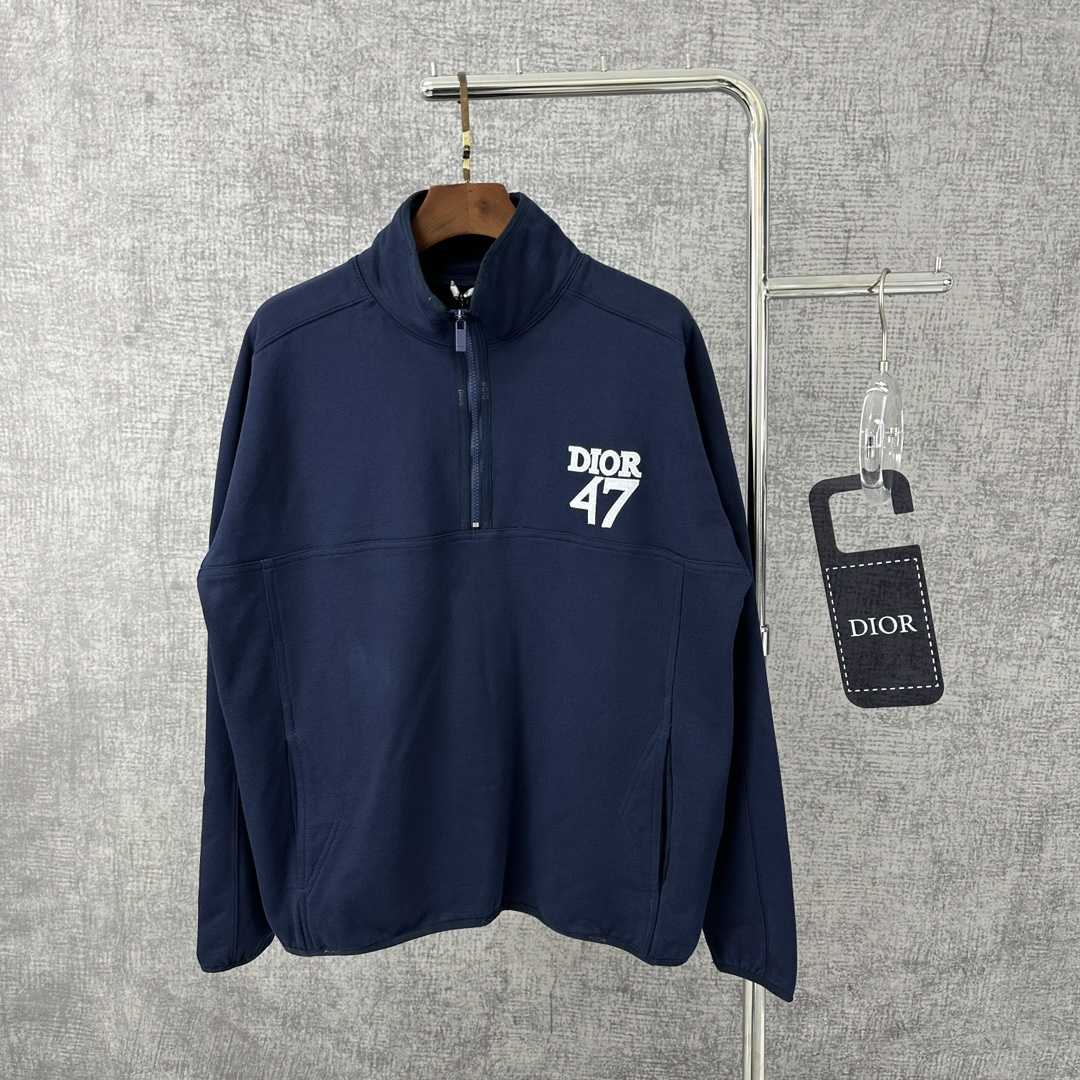 Dior Regular-fit Sweater With Stand Collar - DesignerGu