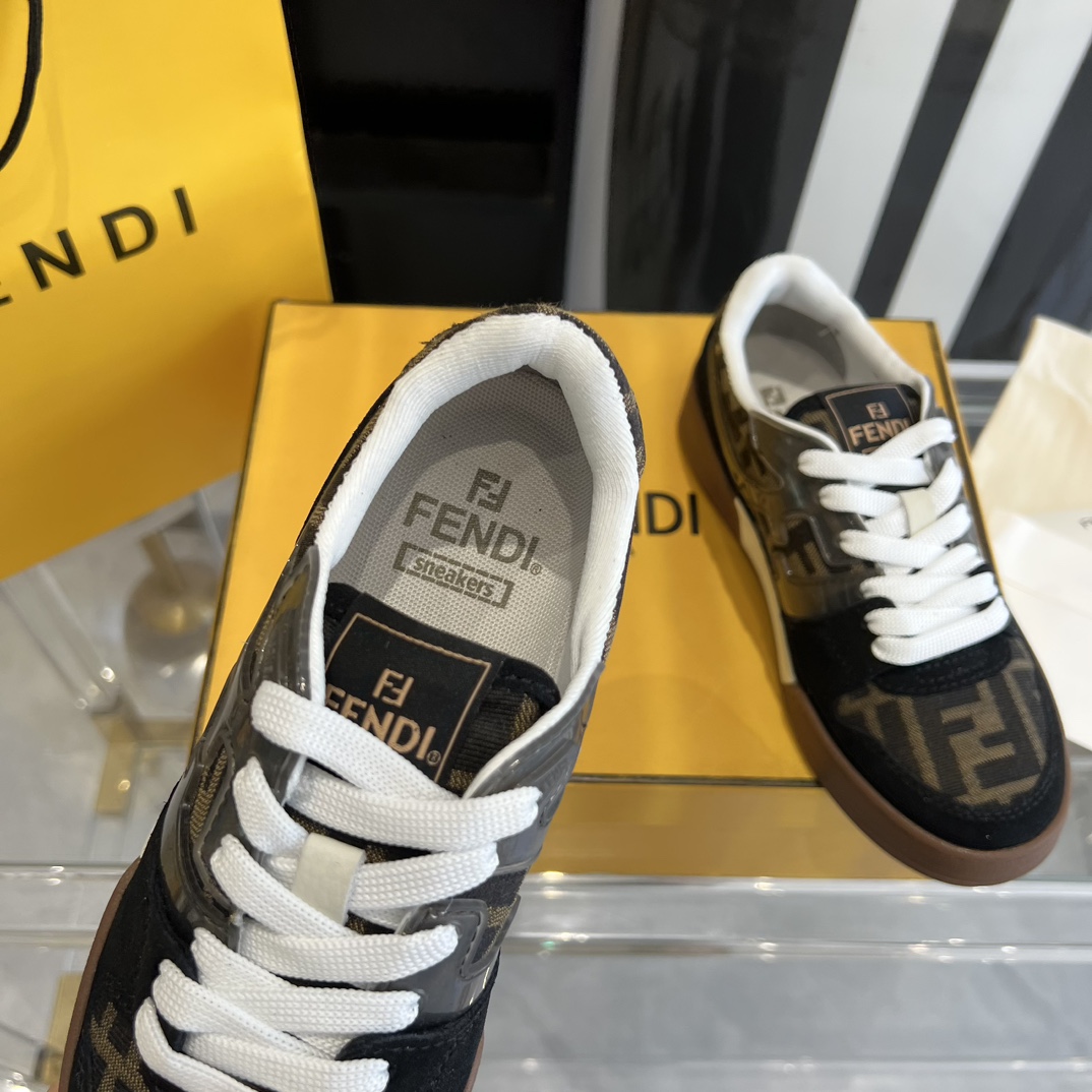 Fendi Fendi Match Lace-up Sneakers - DesignerGu