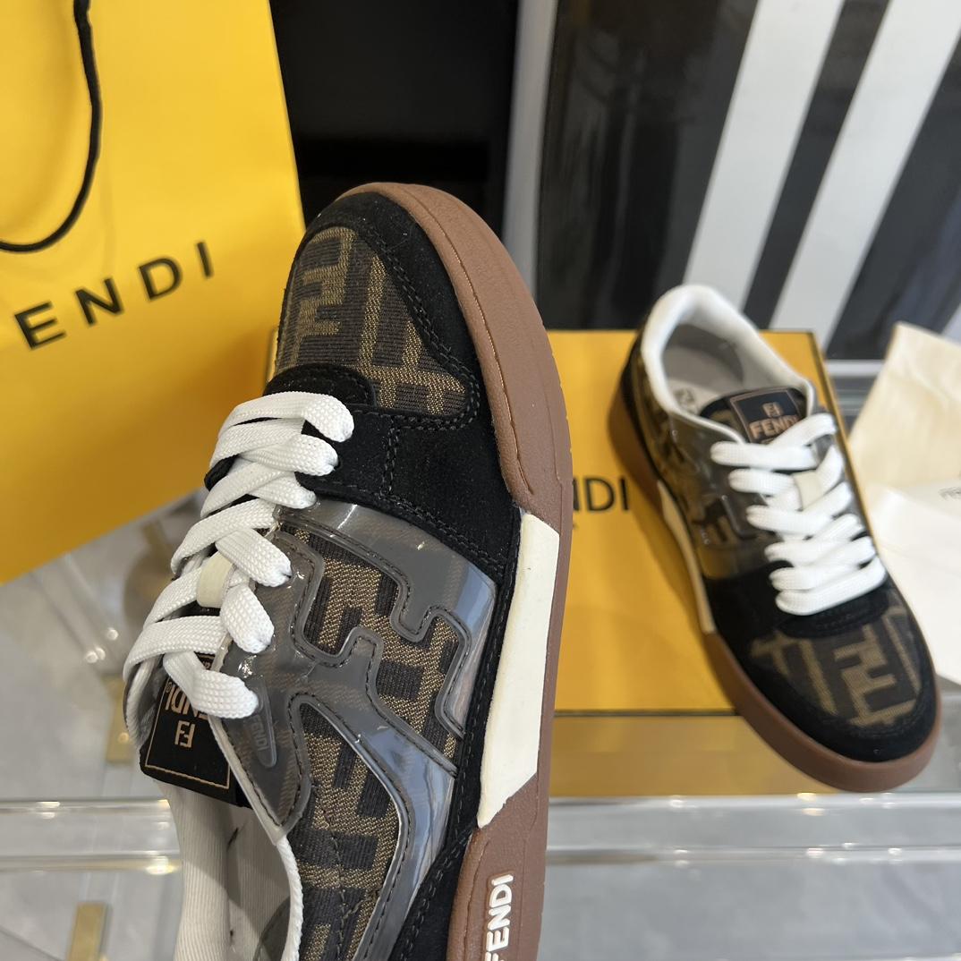 Fendi Fendi Match Lace-up Sneakers - DesignerGu