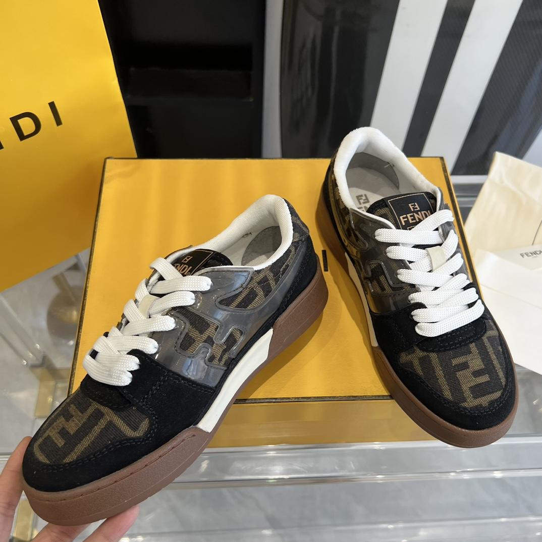 Fendi Fendi Match Lace-up Sneakers - DesignerGu