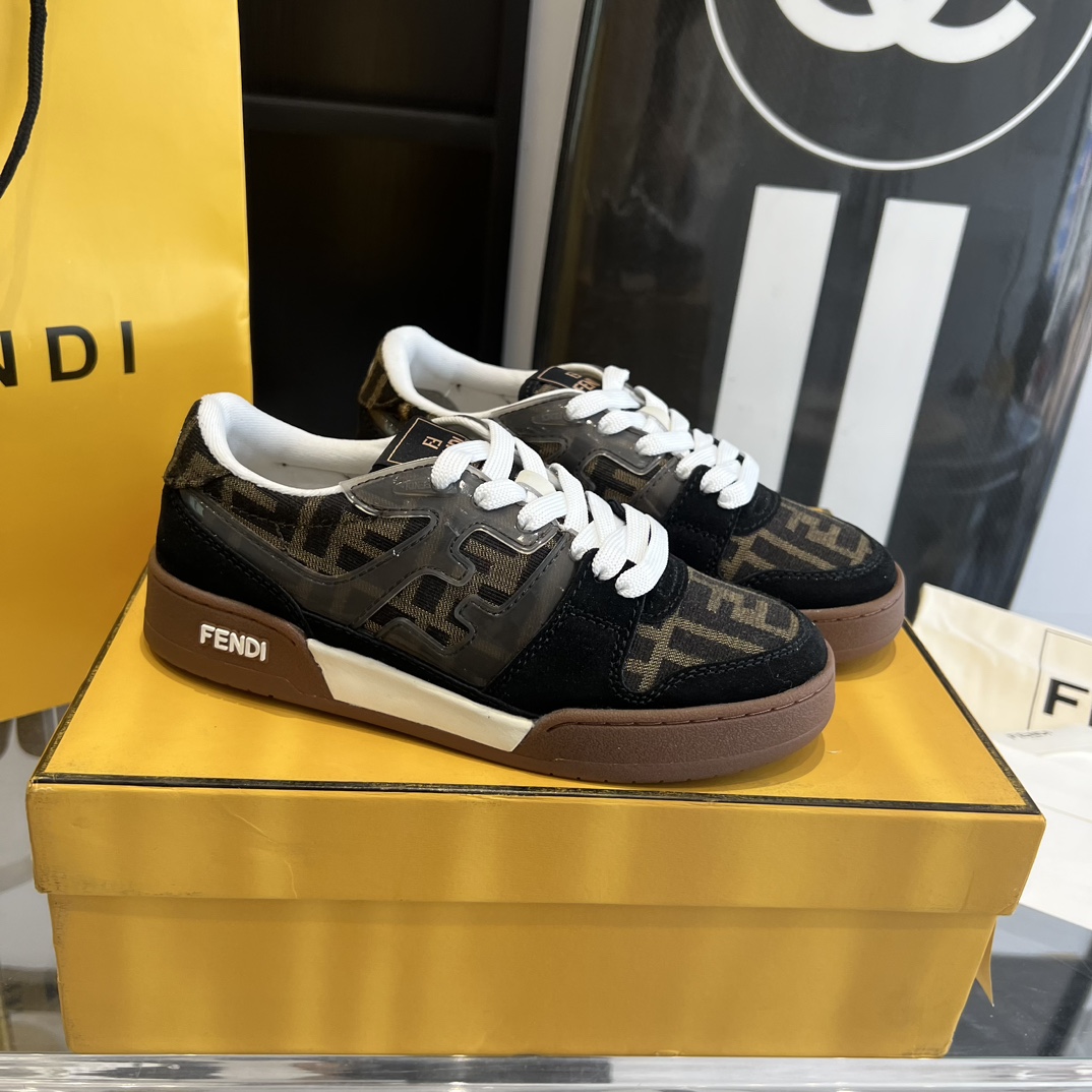 Fendi Fendi Match Lace-up Sneakers - DesignerGu