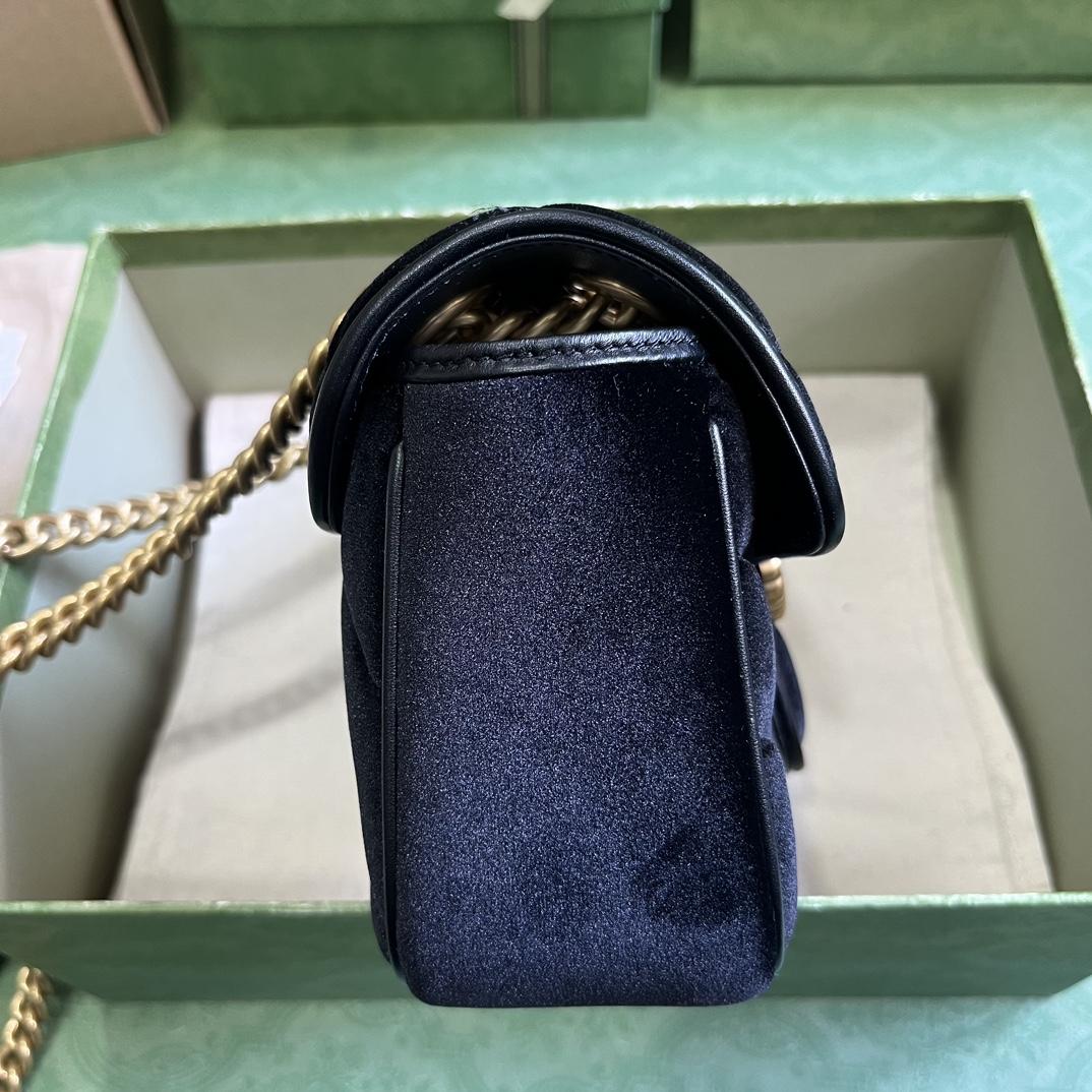 Gucci GG Marmont Mini Shoulder Bag - DesignerGu