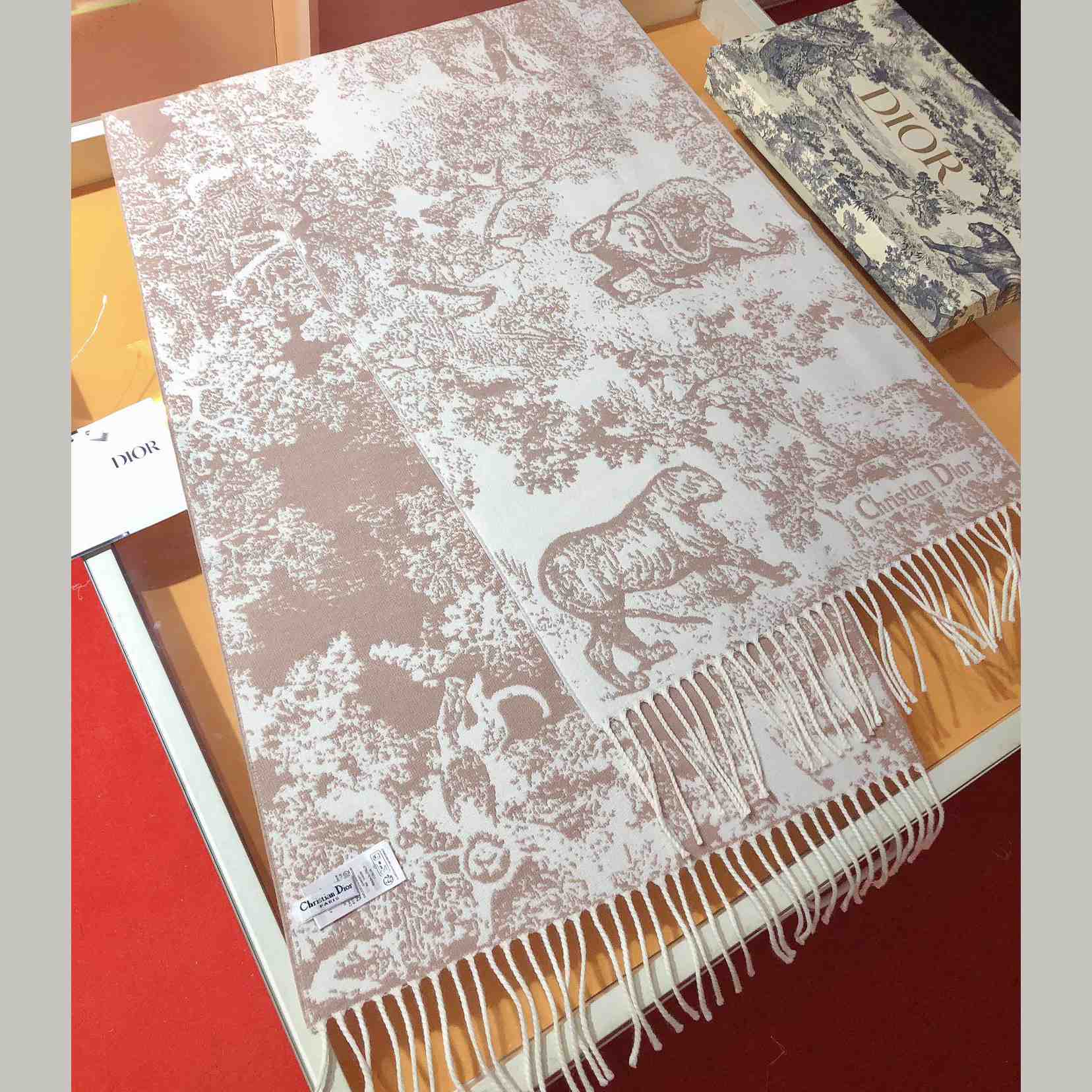 Dior Toile De Jouy Sauvage Scarf  - DesignerGu