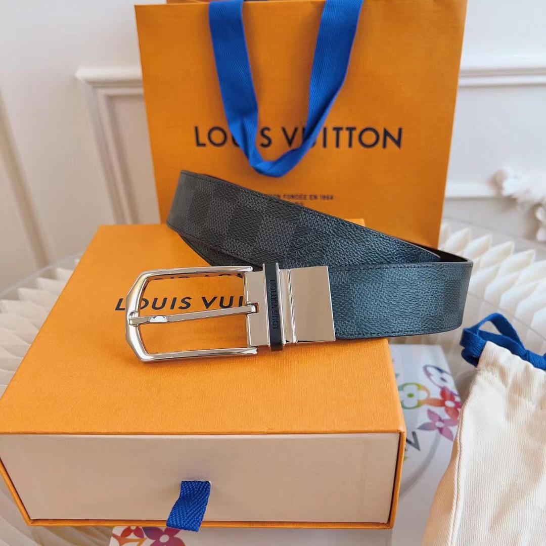 Louis Vuitton Slender 35mm Reversible Belt - DesignerGu