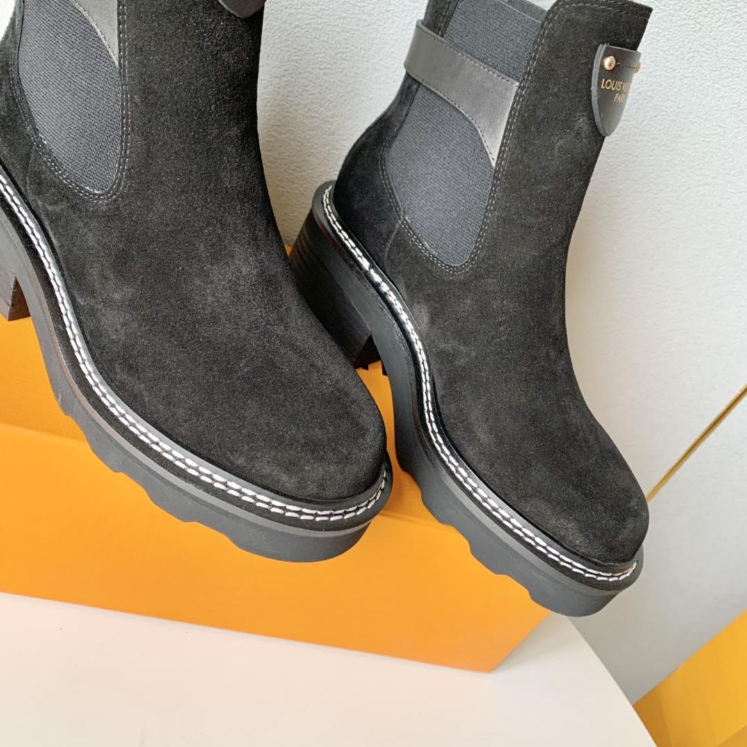 Louis Vuitton LV Beaubourg Ankle Boot - DesignerGu