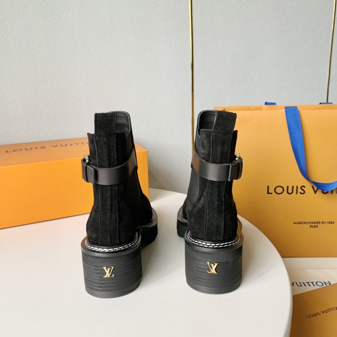 Louis Vuitton LV Beaubourg Ankle Boot - DesignerGu