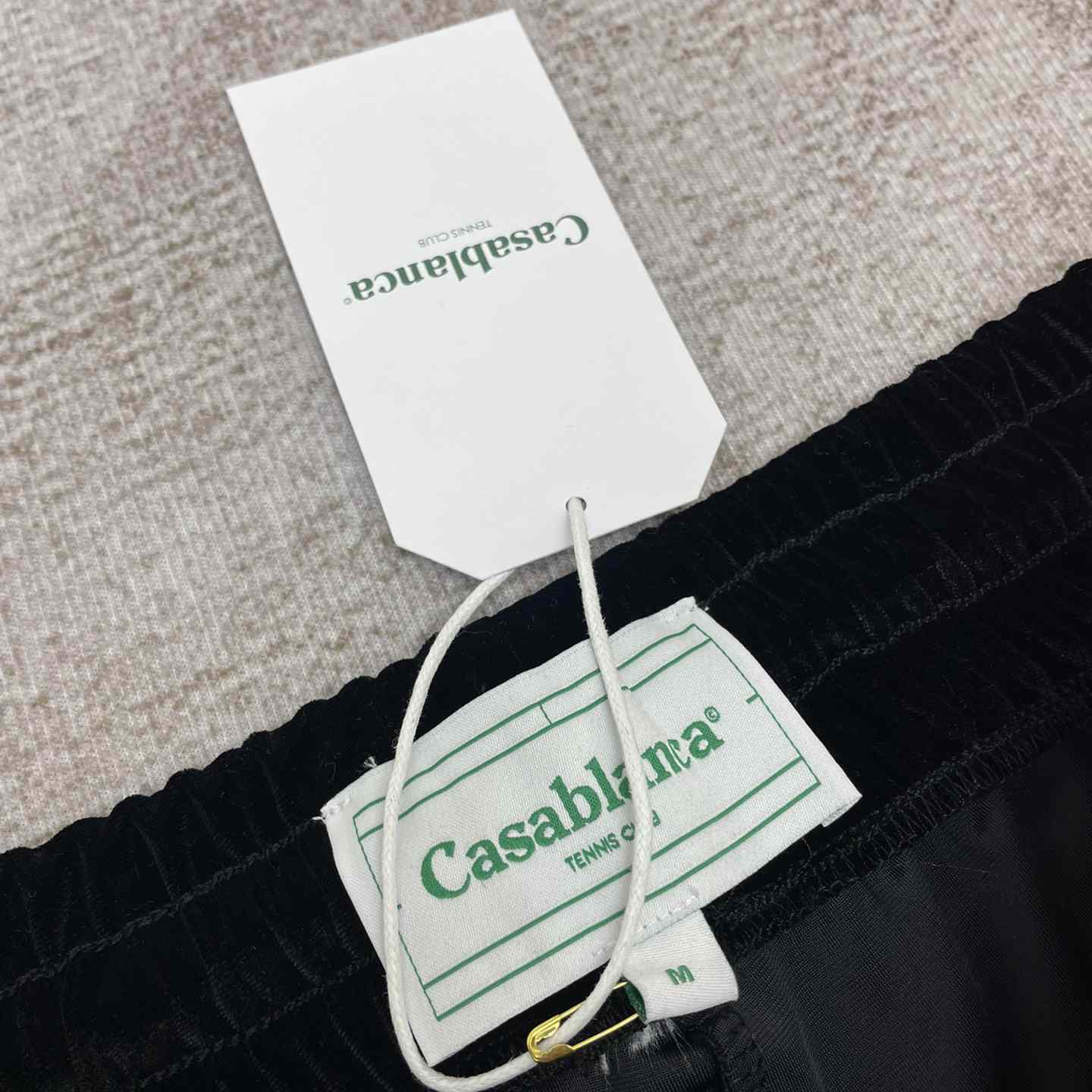 Casablanca Laurel Velour Tracksuit Bottoms - DesignerGu