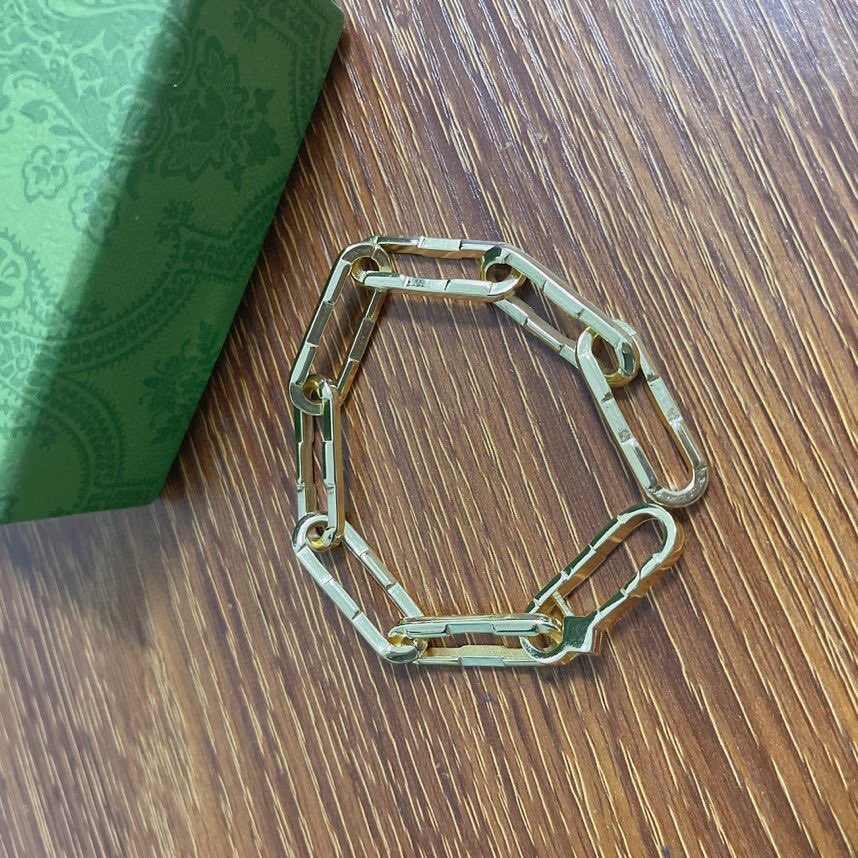 Gucci Link To Love Wide Chain Bracelet - DesignerGu