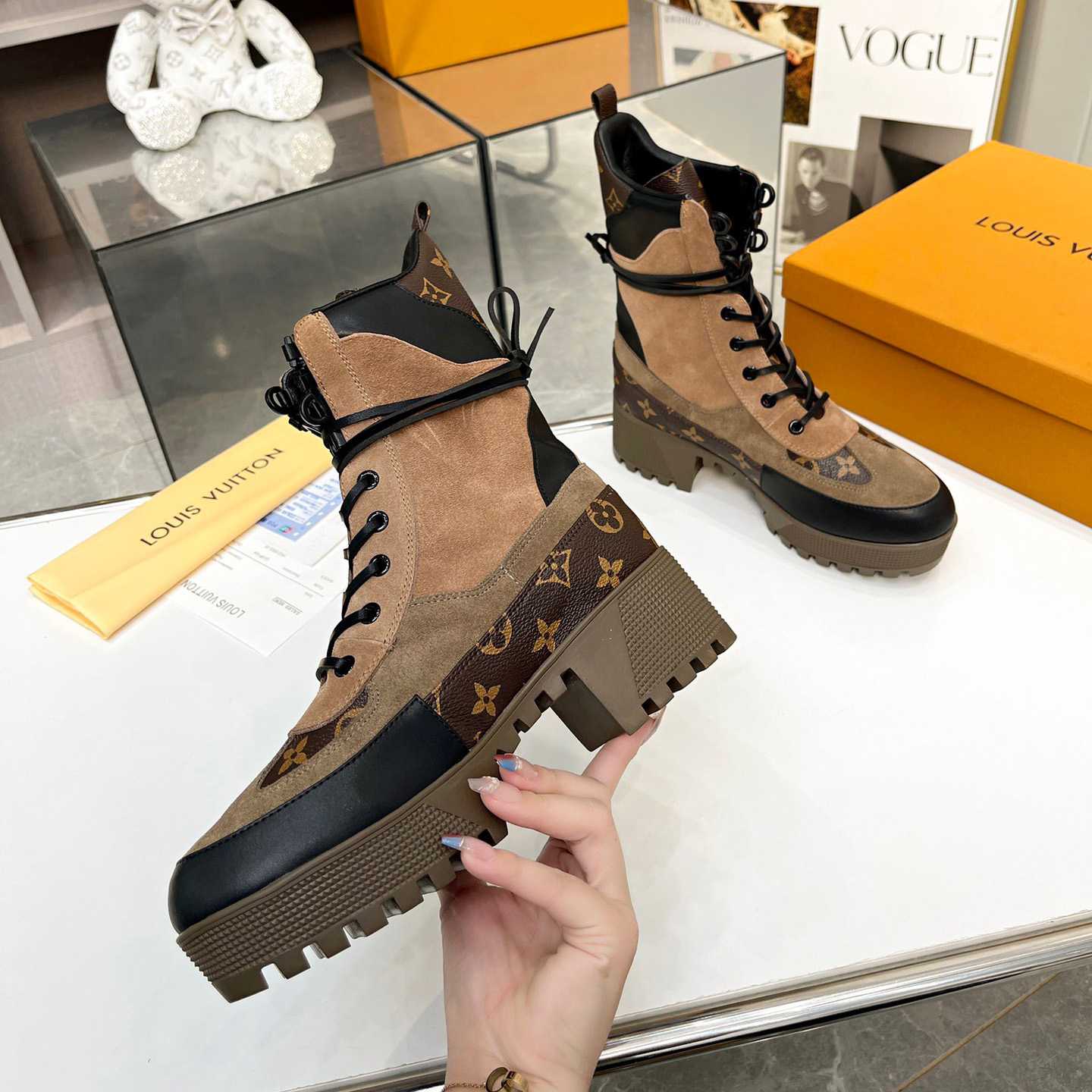 Louis Vuitton Laureate Desert Boots  - DesignerGu