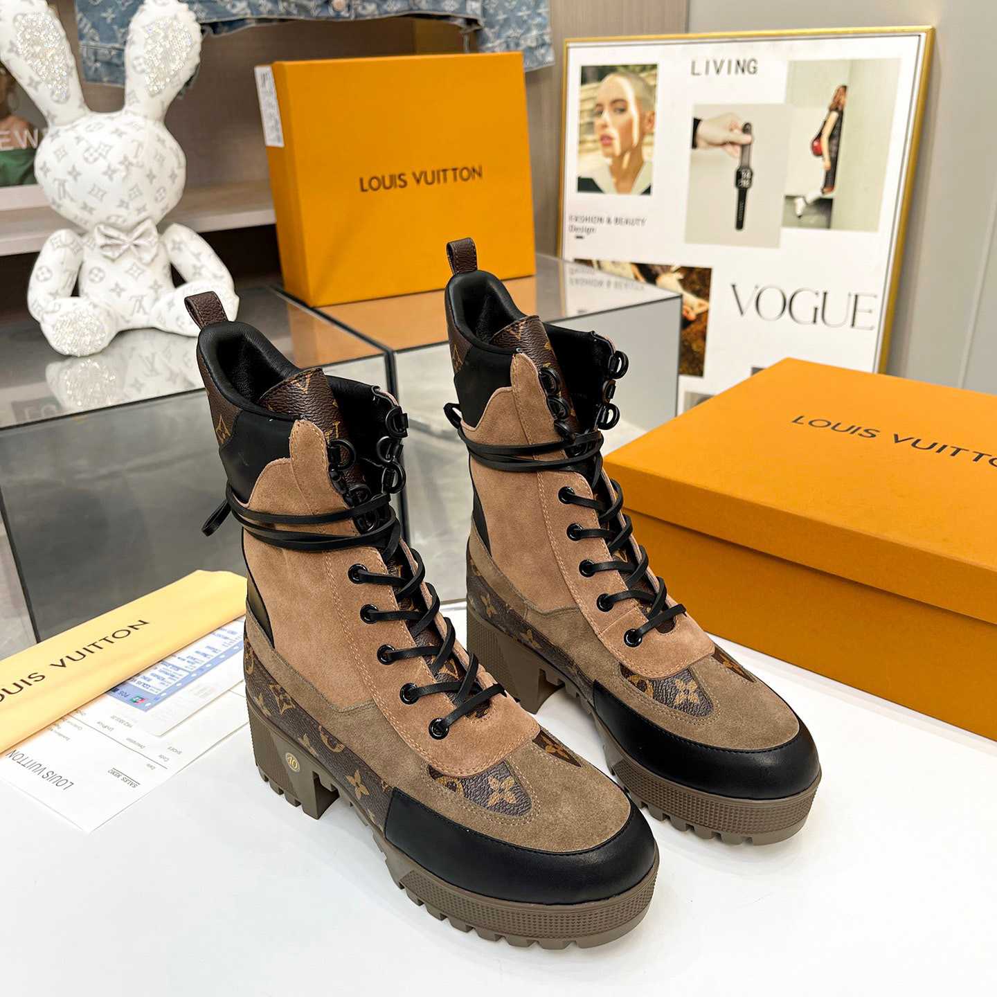 Louis Vuitton Laureate Desert Boots  - DesignerGu