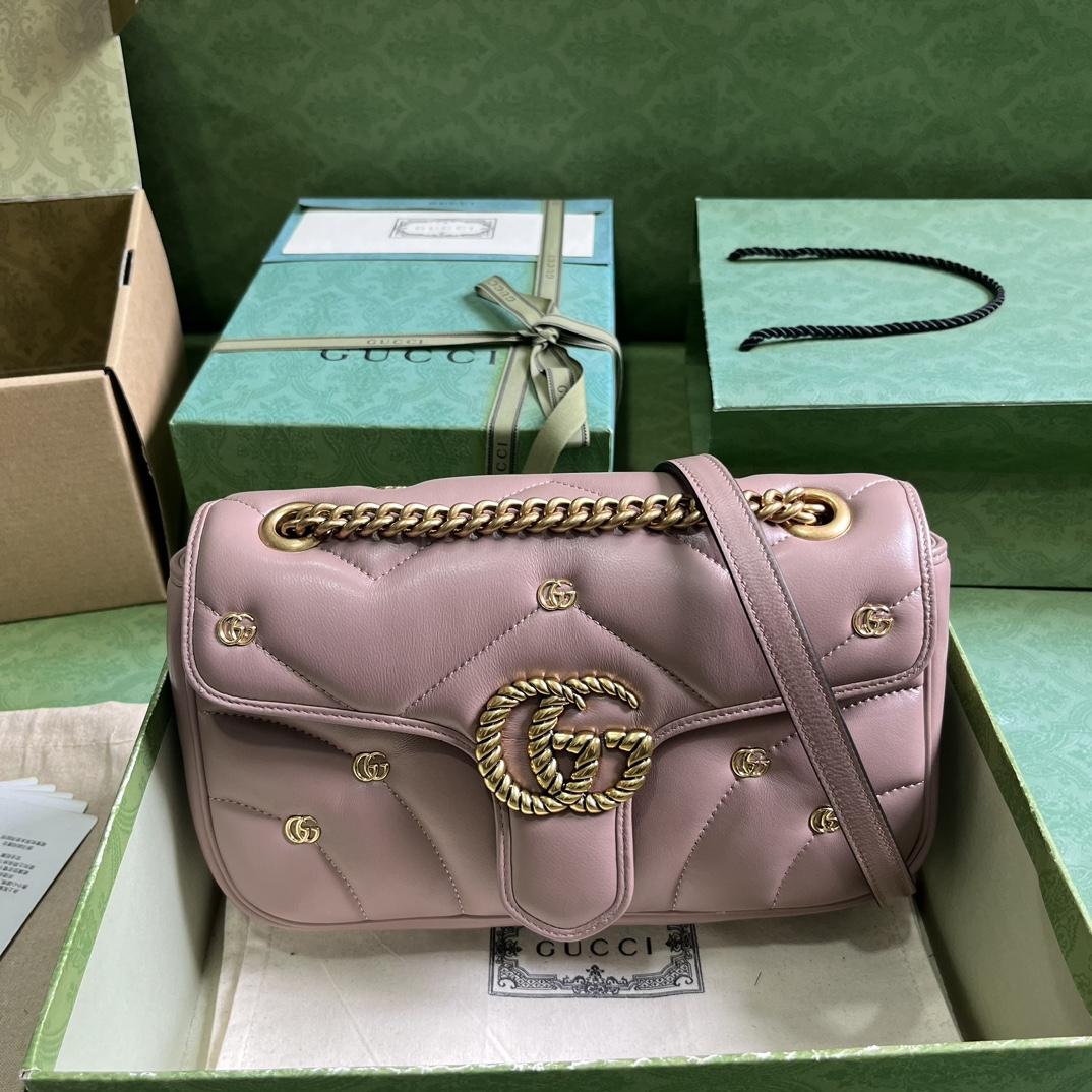 Gucci GG Marmont Small Shoulder Bag - DesignerGu