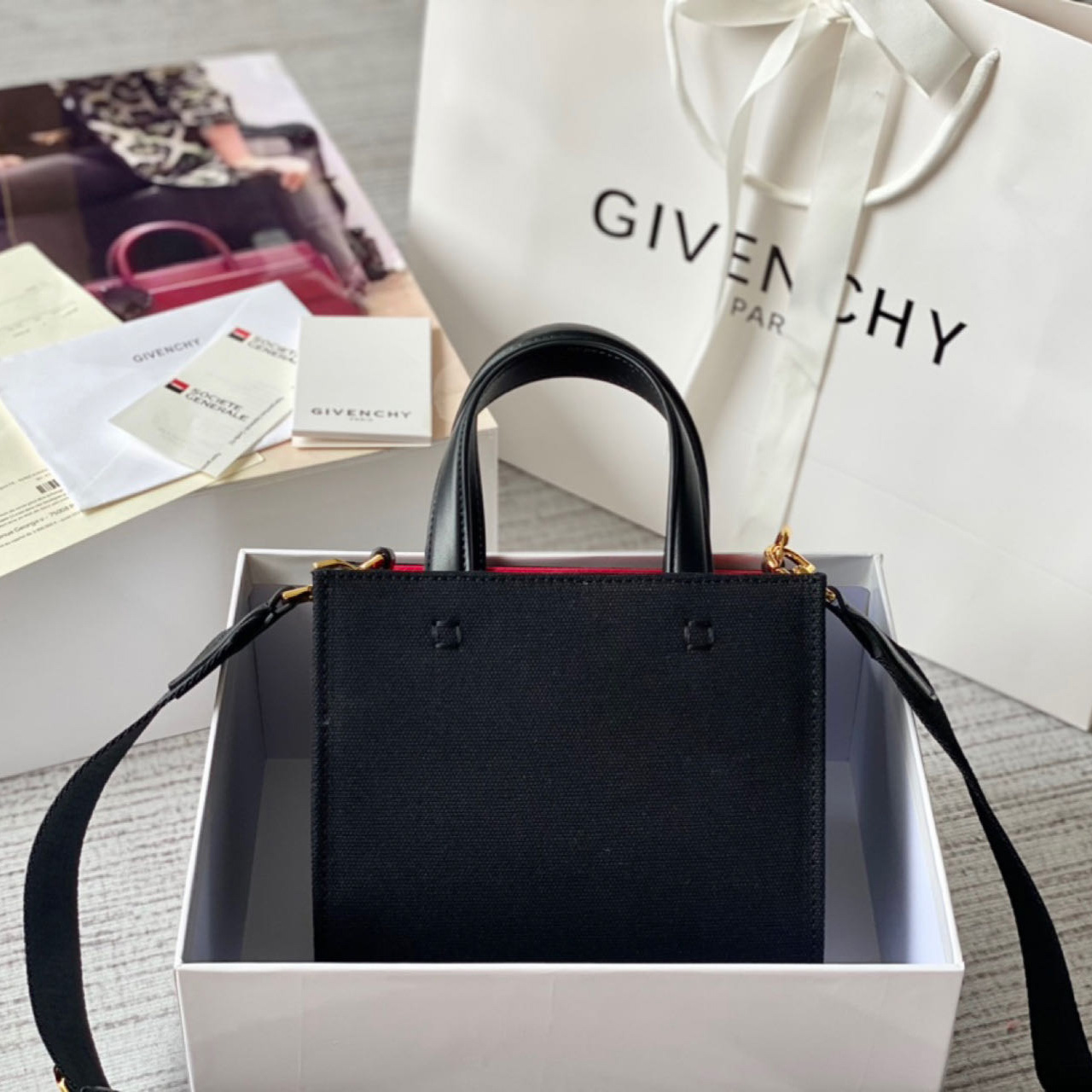 Givenchy G-tote Mini Bag (19-8-16cm) - DesignerGu