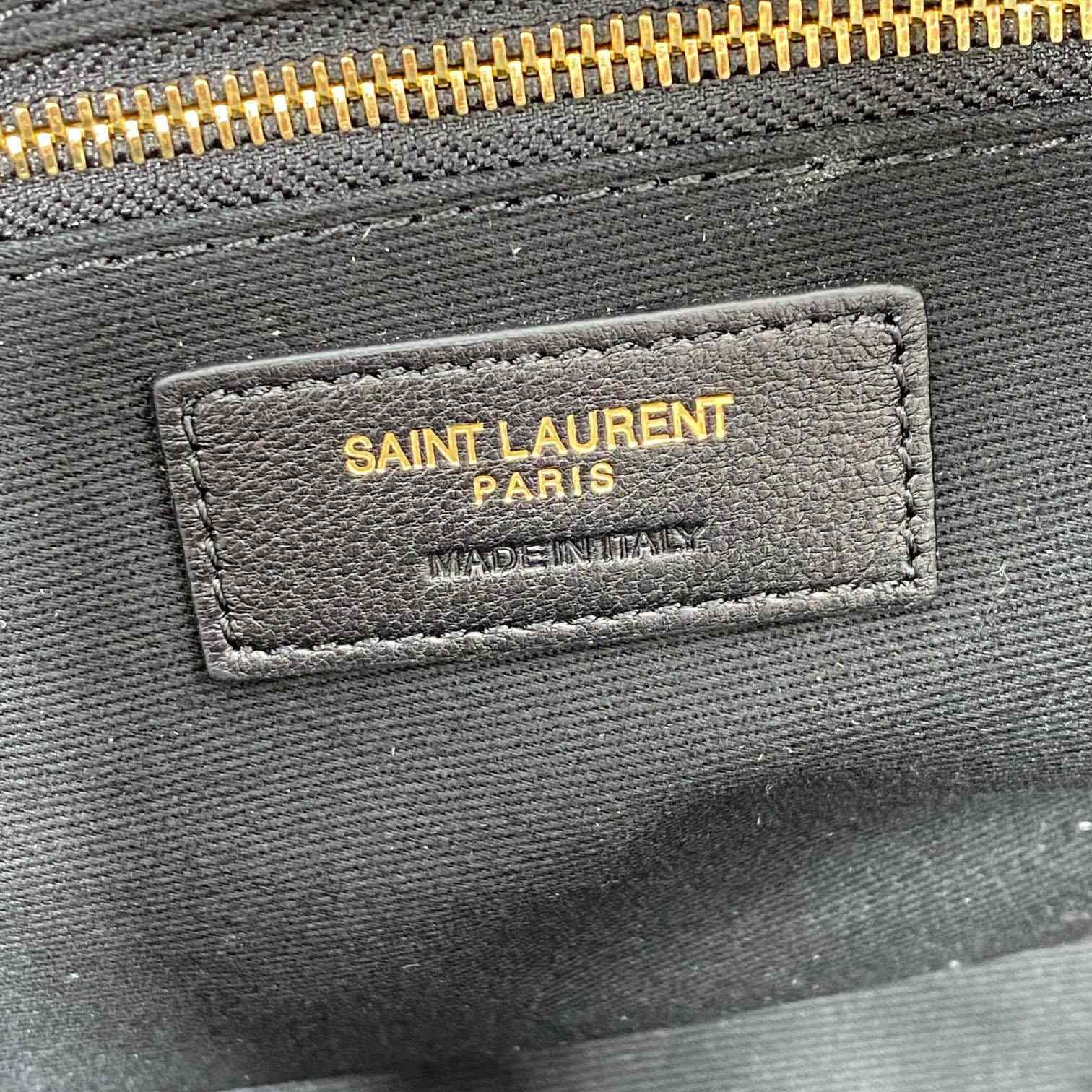 Saint Laurent Lyia Duffle In Quilted Lambskin - DesignerGu