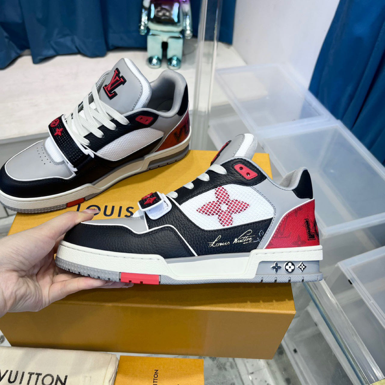 Louis Vuitton LV Trainer Sneaker - DesignerGu