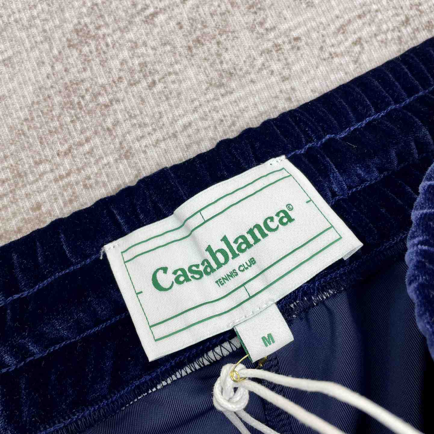 Casablanca Laurel Velour Tracksuit Bottoms - DesignerGu