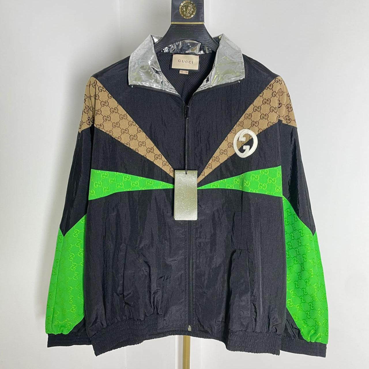 Gucci Nylon Zip Jacket - DesignerGu