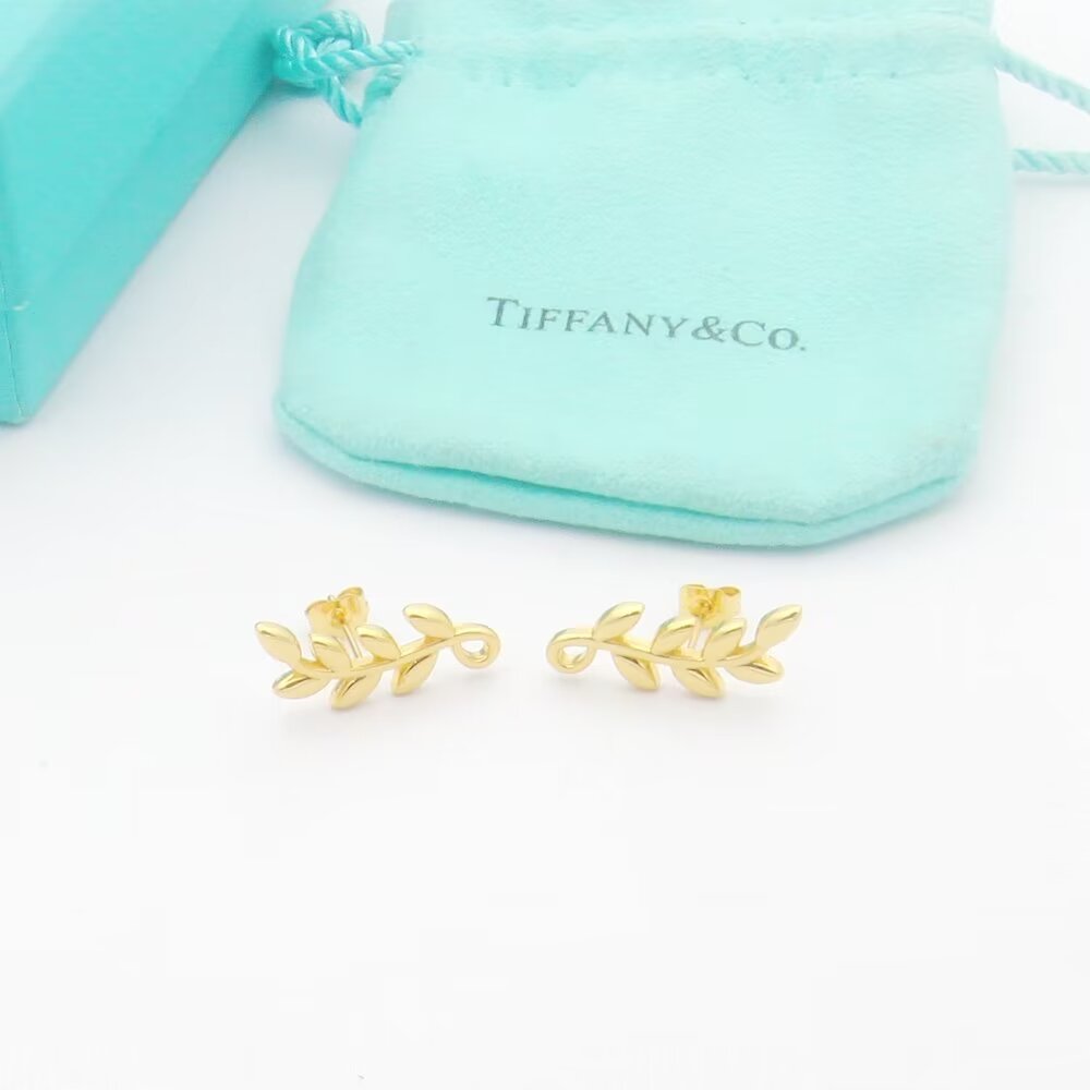 Tiffany&CO Olive Leaf Climber Earrings - DesignerGu