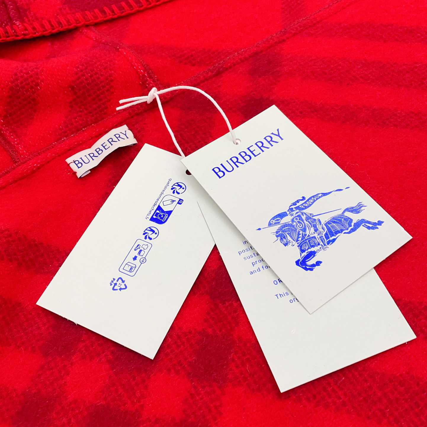 Burberry Check Wool Hooded Scarf - DesignerGu