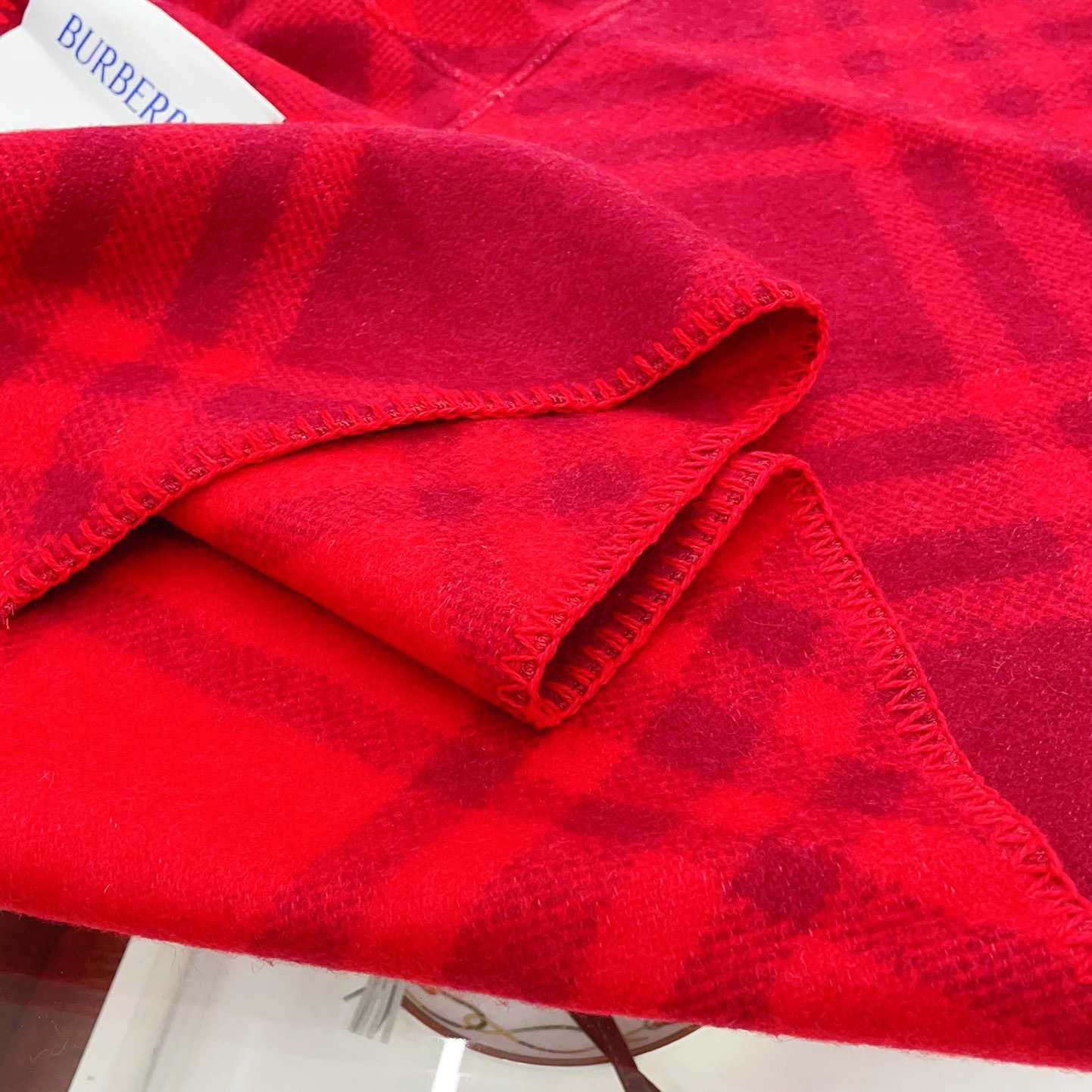 Burberry Check Wool Hooded Scarf - DesignerGu