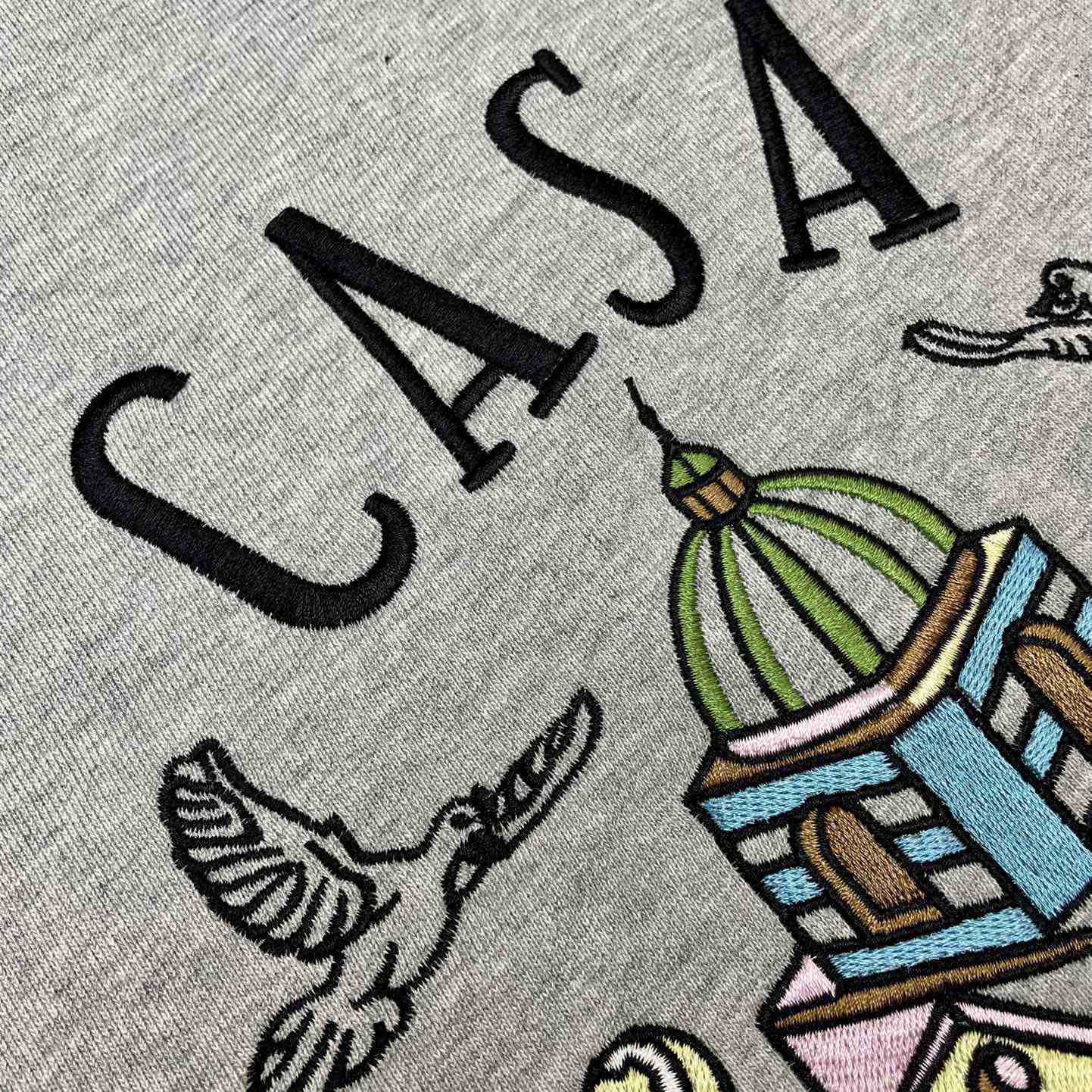 Casablanca Casa Way-embroidered CCotton Sweatshirt - DesignerGu