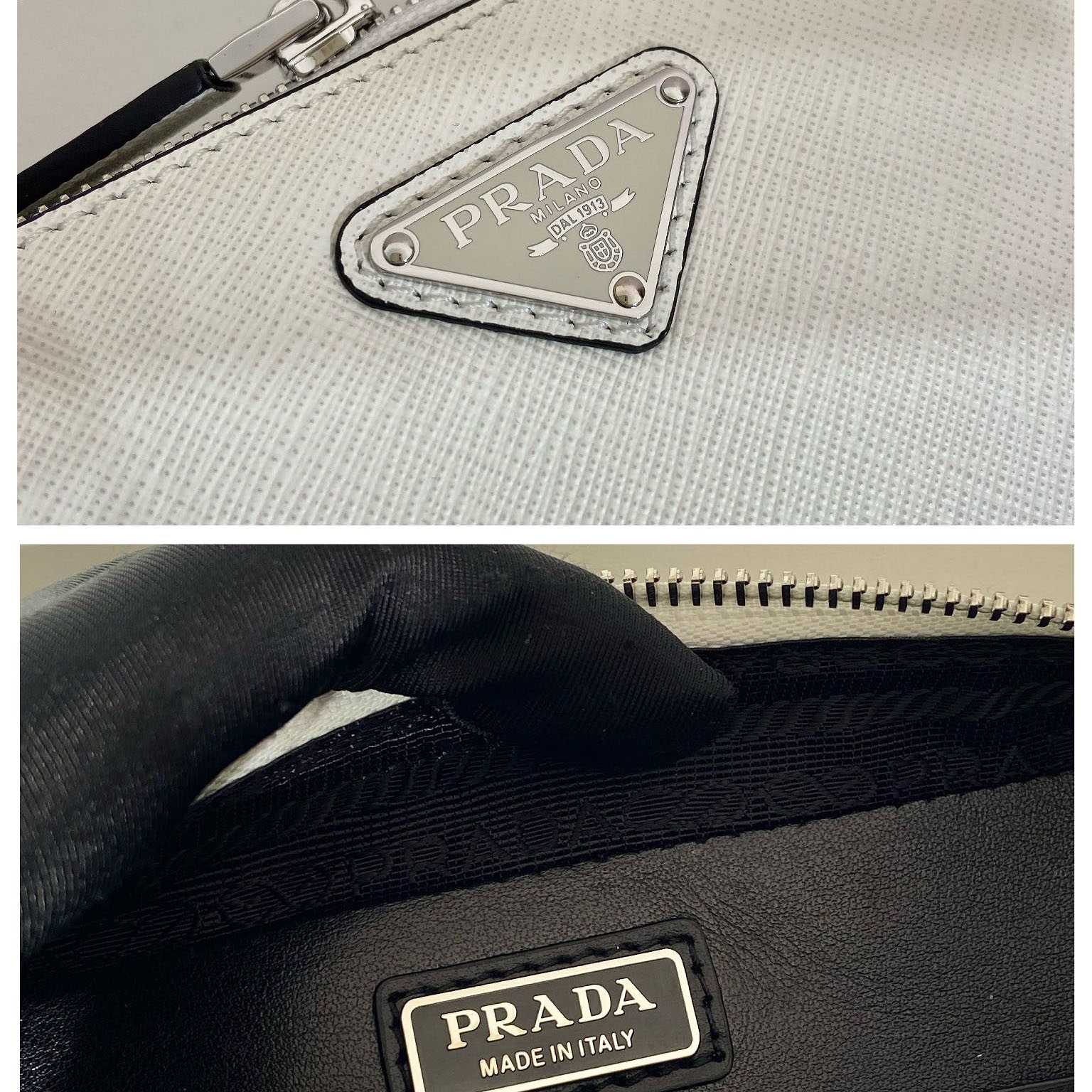 Prada Brique Saffiano Leather Bag - DesignerGu