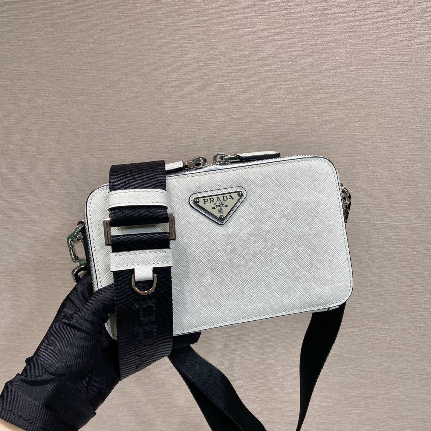 Prada Brique Saffiano Leather Bag - DesignerGu