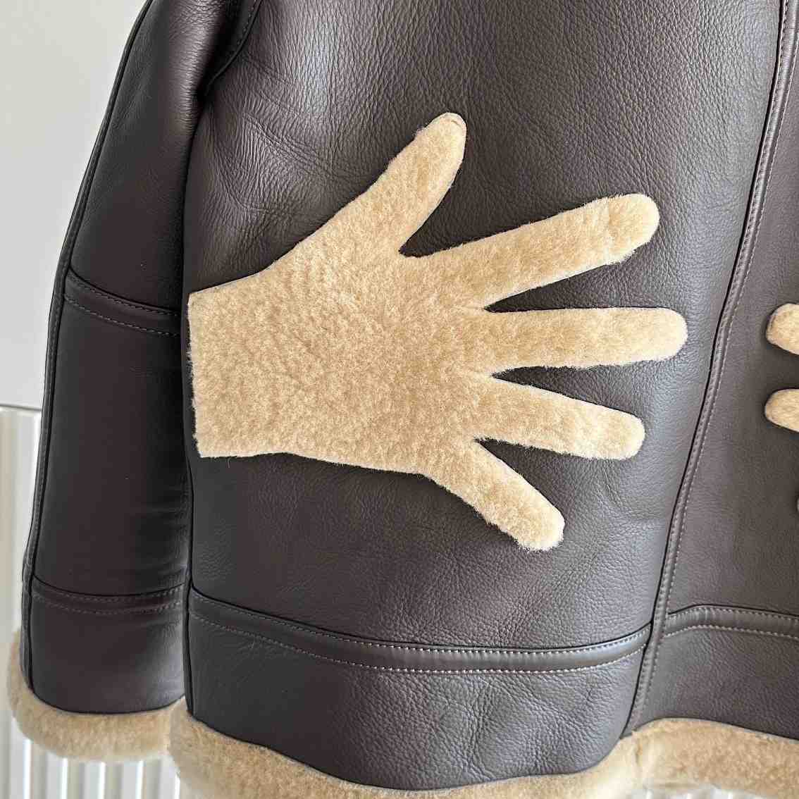 Moschino 'Hug Me' Leather Jacket - DesignerGu