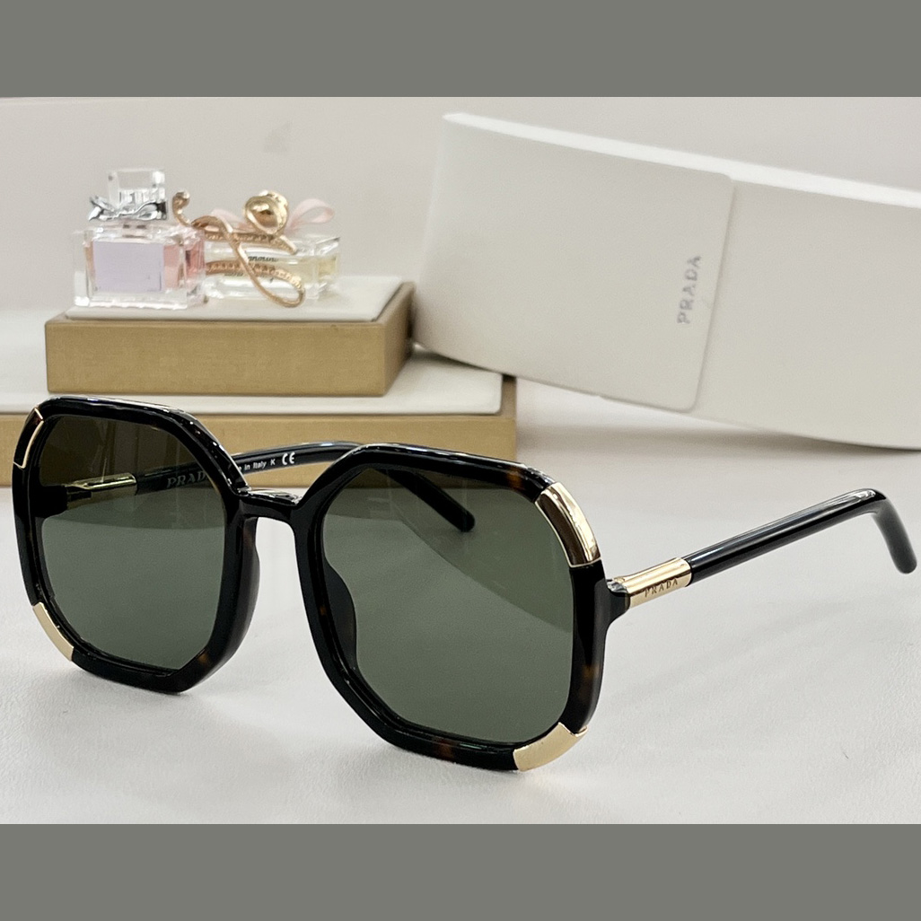 Prada Oversized-frame Tinted Sunglasses    SPR20X - DesignerGu