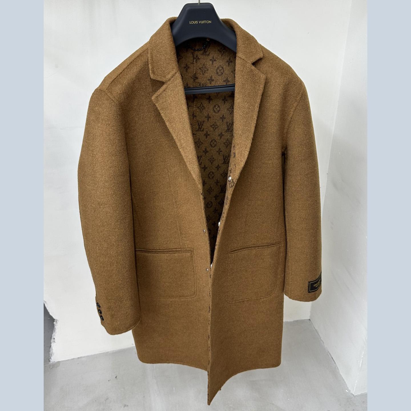 Louis Vuitton Wool Blend Overcoat - DesignerGu