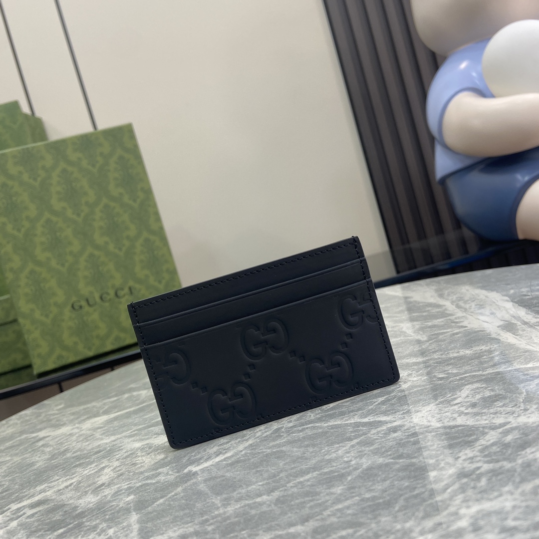 Gucci GG Rubber-effect Card Case - DesignerGu