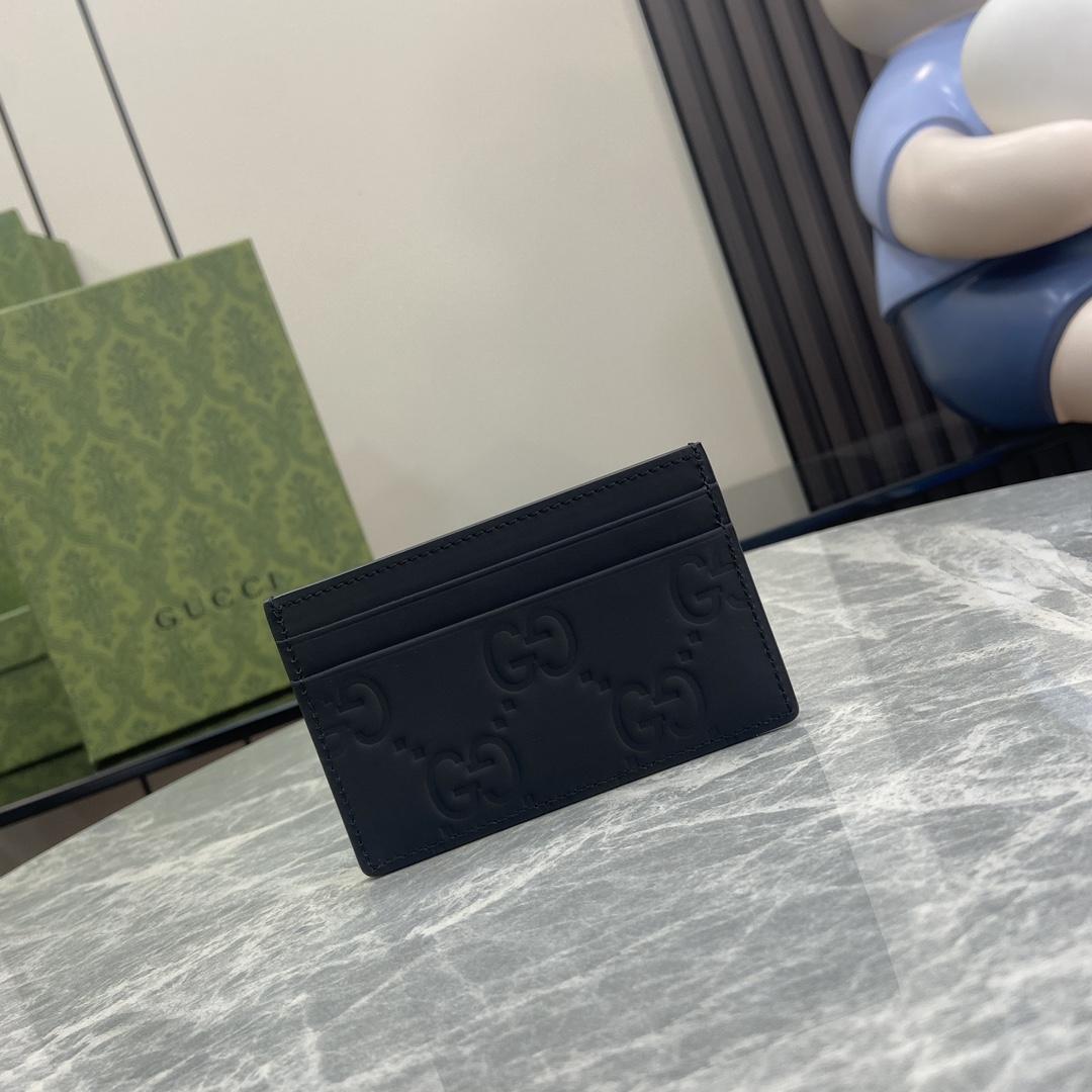 Gucci GG Rubber-effect Card Case - DesignerGu