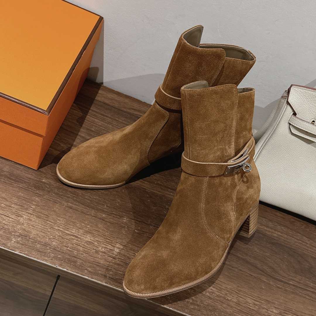 Hermes Frenchie 50 Ankle Boot - DesignerGu